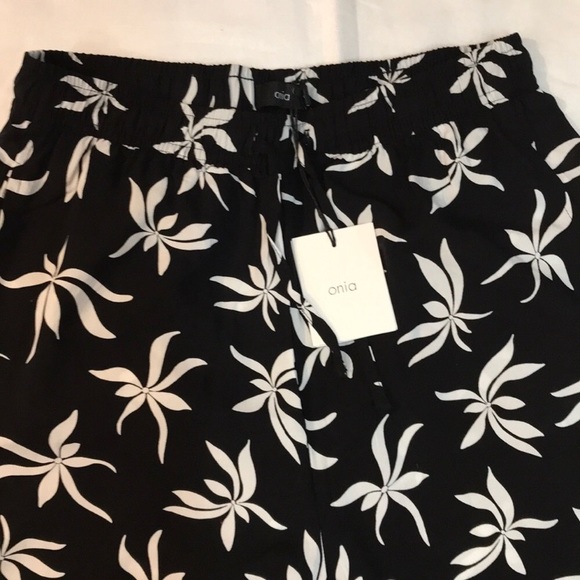 NWT Onia Chloe Wide leg pants ocean breeze coverup - Picture 3 of 8